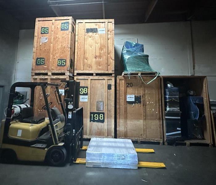 Photo of contents being stored in our warehouse.